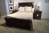 Handstone Queen Bed Set w/ Headboard, Footboard, Frame, (2) 25