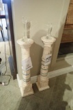 Lot of 2 BRM Candlesticks and 2 Candle Holders.