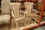 Lot of 2 CON Townson Captains Dining Chairs.