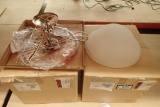 Lot of 2 QUO Semi Flush Ceiling Lights-NEW.