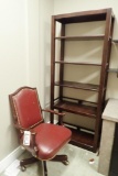 Lot of Desk Chair and 6-Shelf 32