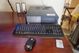 Dell Optiplex 3010 Desktop Computer, Speakers, Keyboard and Mouse.