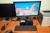 Dell Optiplex 3060 Desktop Computer, Dell Flatscreen Monitor, Lexmark E260dn Printer, Keyboard,