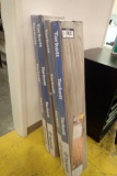 Lot of 4 Boxes Tarkett 17.41Sq Ft/Box T-Lock Walnut Smoke Laminate Flooring.