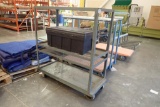 4-Tier Mobile Shelf w/ Tote Bin.