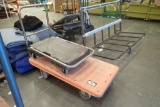 Lot of (2) 4-Wheel Warehouse Carts.