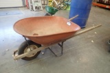 Wheelbarrow.