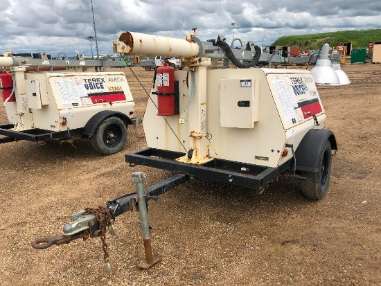Terex Amida AL5200D-4MH 20kW Towable Diesel Light Tower, 4,179hrs Showing, Serial: GUF-25601