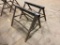 Lot of (2) Shop Built Steel Stands