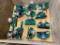 Lot of (13) Asst. Greenlee 658 Tray-Type Sheave