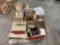 Pallet of Asst. Abrasive Material, Washers, Fasteners, terminal Connectors, etc.