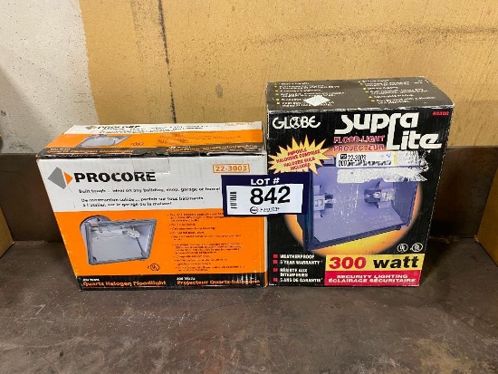 Lot of (2) Asst. Flood-Lights
