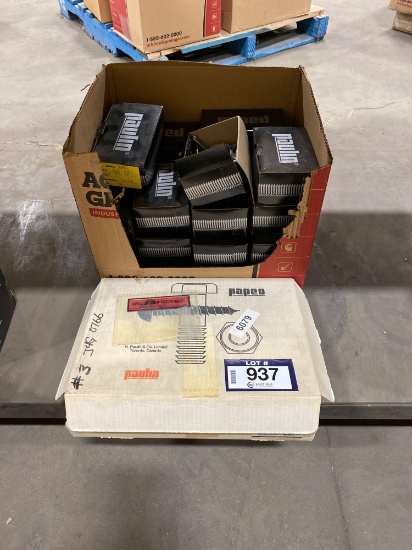 Lot of Asst. Paulin Fasteners and Paulin Parts Case etc.