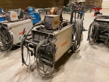 Hobart Cyberweld w/ Hobart Olympic 60 Series 24V Wire Feeder, Miller Spoolmatic 30A Gun, Cart, etc.