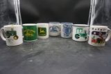 Set of 7 coffee mugs