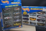 Lot of 2, Hot Wheels Mattel 10-Car Gift Set, mattel Wheels