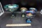 Lot of 4 pcs of Carnival Glass