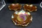 Lot of 3 pcs of Carnival Glass