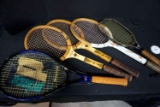 Lot of 5 tennis rackets