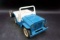 Tonka Jeep, Blue, with spare tire mounted