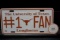 The University of Texas Longhorns Vanity Plate