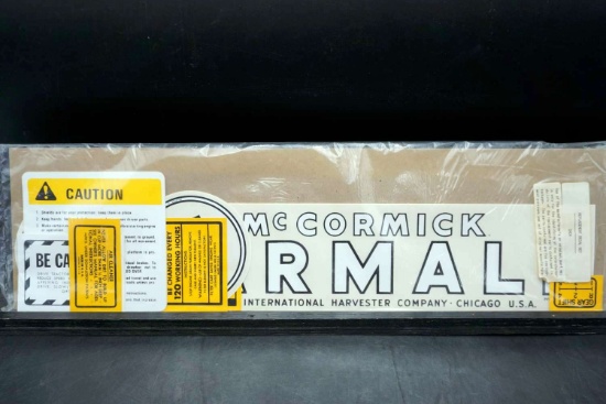 McCormick Farmall Decals