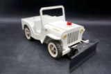Tonka Wrecker Truck, White with plow and emergency lights
