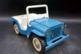Tonka Jeep, Blue, with spare tire
