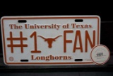 The University of Texas Longhorns Vanity Plate