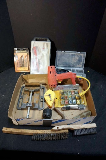 Drill Bits, Soldering Iron, Electrical Tester, Crowbar and more