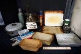 Vintage Grinder, Food Processor, Thermos, Pampered Chef Stoneware, Pans