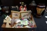 Beaded Lamp, Oriental Urn, Pictures, Glassware, Decor
