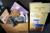 Iced Tea Maker, Rocks, Crystals, Jewelry Boxes, Speakers, Can Opener, Purse and Tapestry
