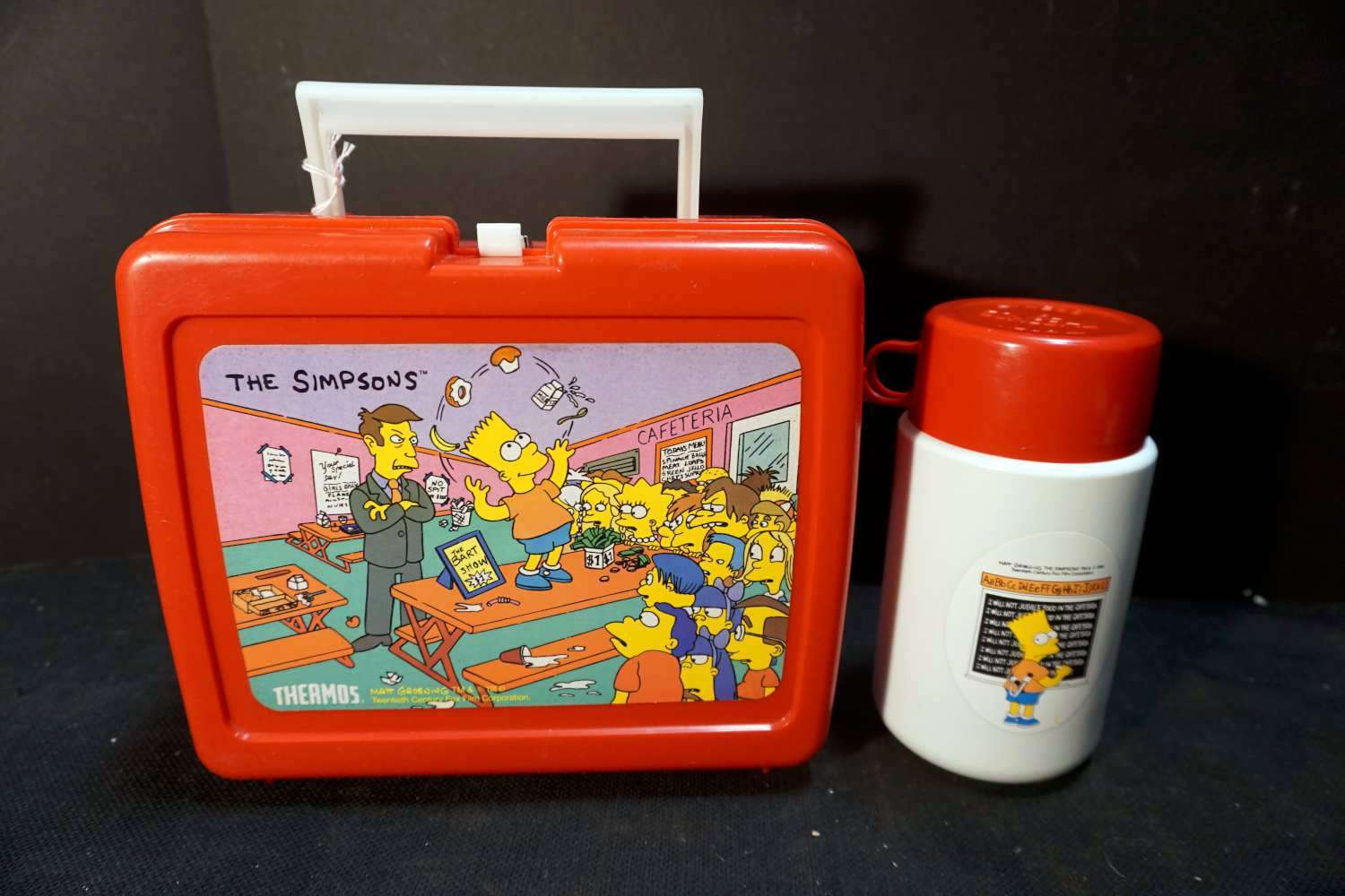 Vintage Thermos Pokemon Lunch Box With Thermos