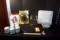 Light Fixture, Pans, Milk Bottles, Filters, Tools