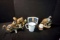 Animal Figurines and Cup