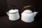 2 Enamel Tea Pots