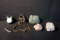 Padlock, Crystals and Native Rock