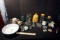 Glassware, Figurines, Bells, Jars