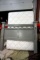 Full Size Box Spring and Mattress w/ Queen Size Headboard