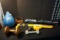 Punching Bag, Weights, Nerf Gun