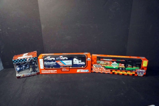 Nascar Die-Cast Trucks and Trailers