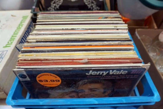 Crate of Vinyl's L.P.'s