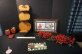 Shelf, Apples, Picture, Floral