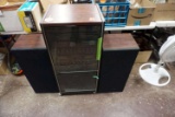 Stereo Cabinet and Speakers