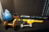 Punching Bag, Weights, Nerf Gun