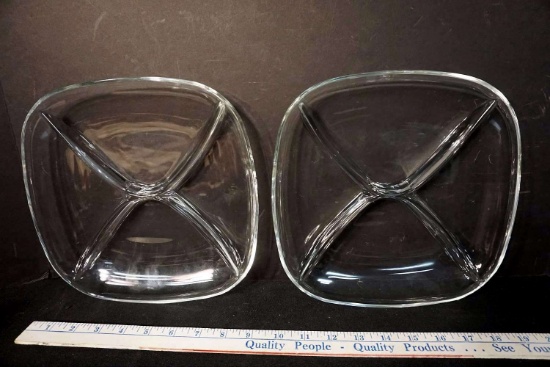 Two Relish Trays