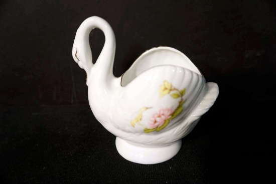 Vintage Swan Planter