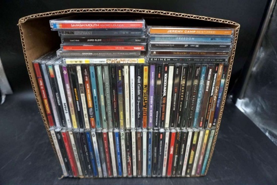 Lot of CD albums.