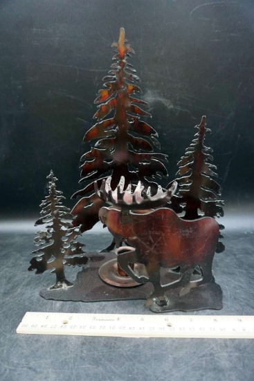 Moose candle holder.
